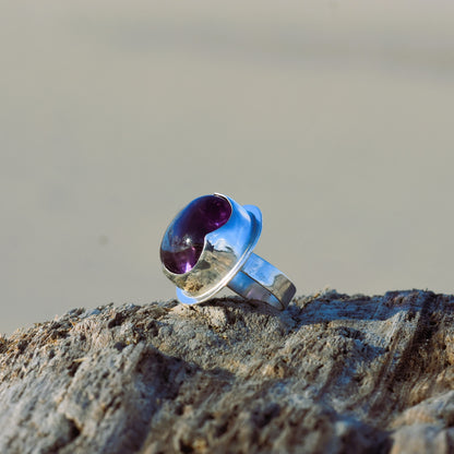 "Bon-Bon" - Bague en argent avec amétrine