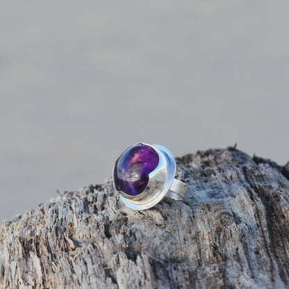 "Bon-Bon" - Bague en argent avec amétrine