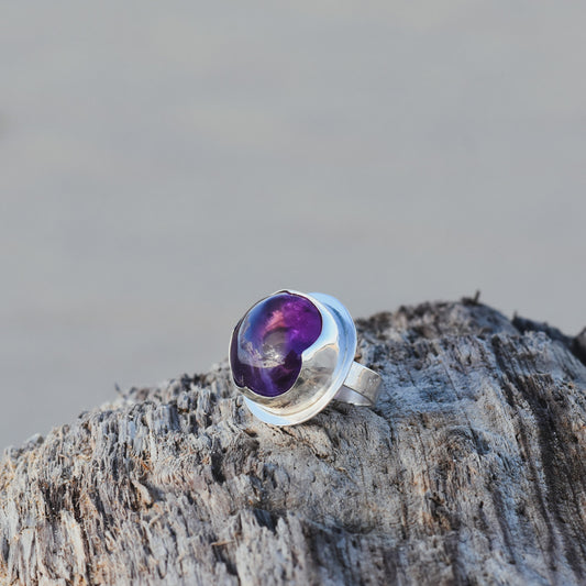 "Bon-Bon" - Bague en argent avec amétrine