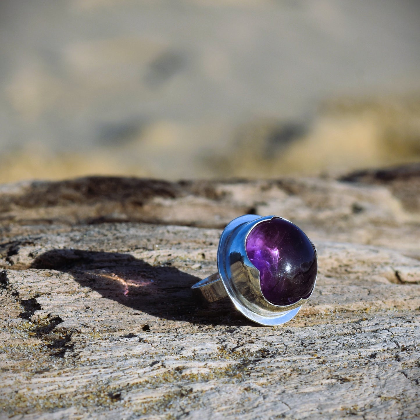 "Bon-Bon" - Bague en argent avec amétrine