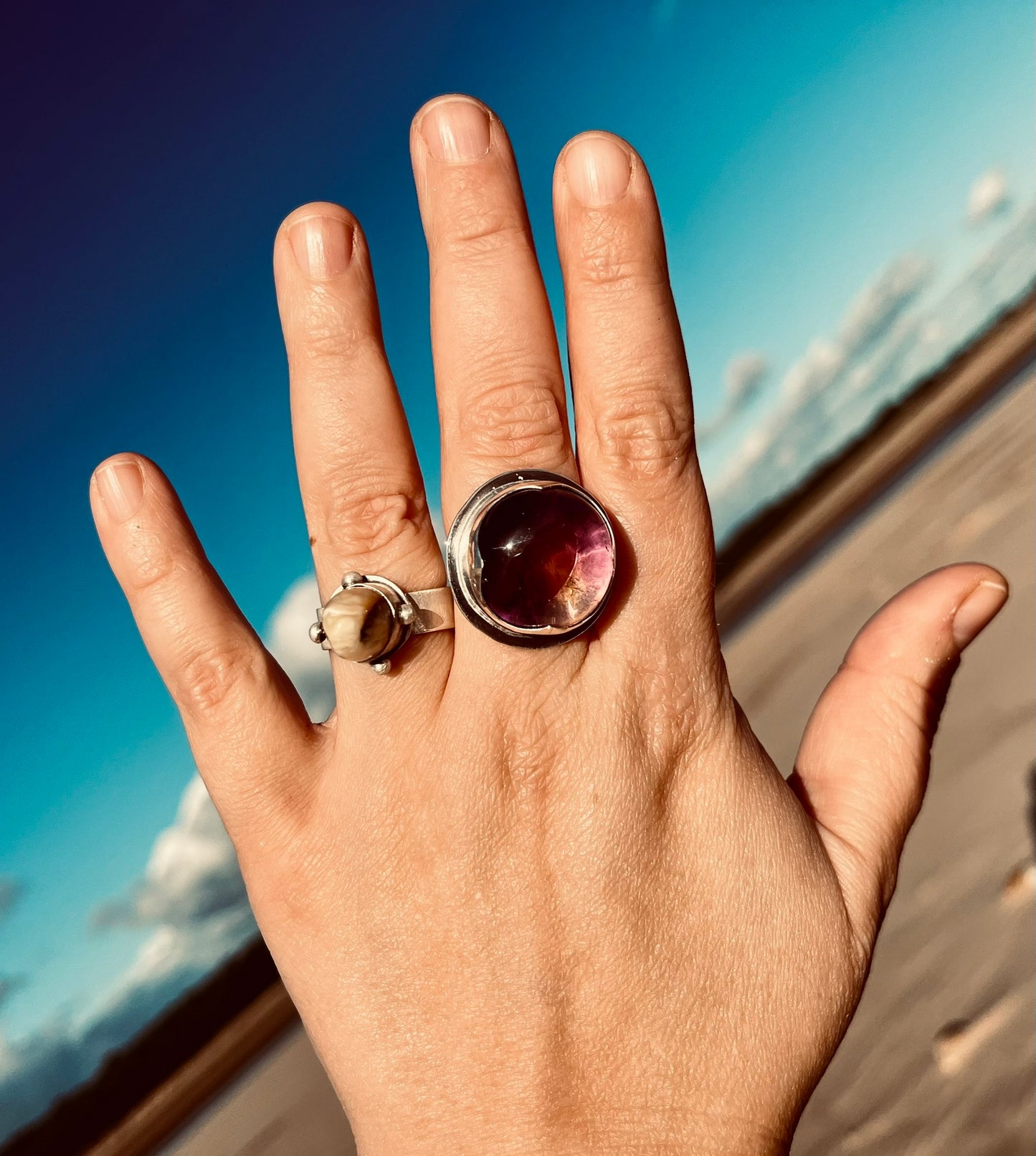 "Bon-Bon" - Bague en argent avec amétrine
